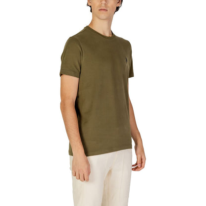 U.S. POLO ASSN. Green Cotton T-Shirt - IT44 | S