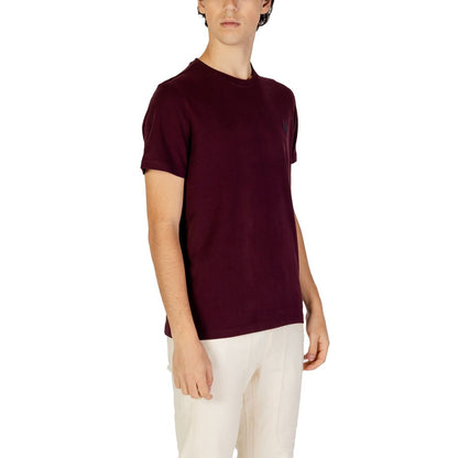 U.S. POLO ASSN. Bordeaux Cotton T-Shirt - IT44 | S