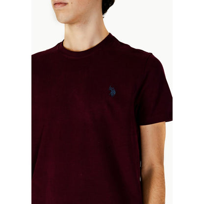 U.S. POLO ASSN. Bordeaux Cotton T-Shirt - IT44 | S