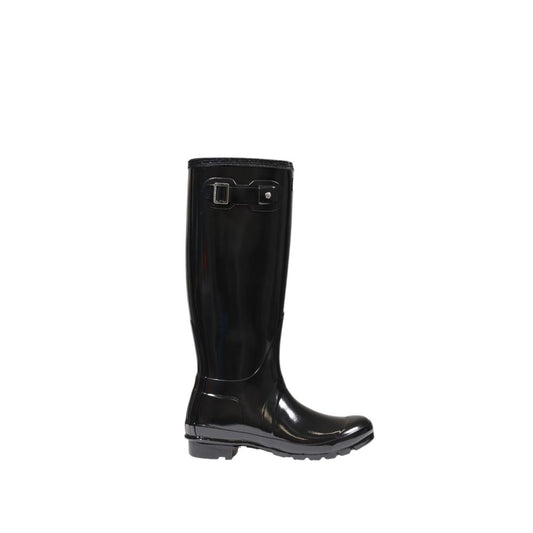 Hunter Black Polyester Polyester Boot