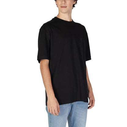 Calvin Klein Jeans Black Cotton Rigenerato T-Shirt - IT46 | M