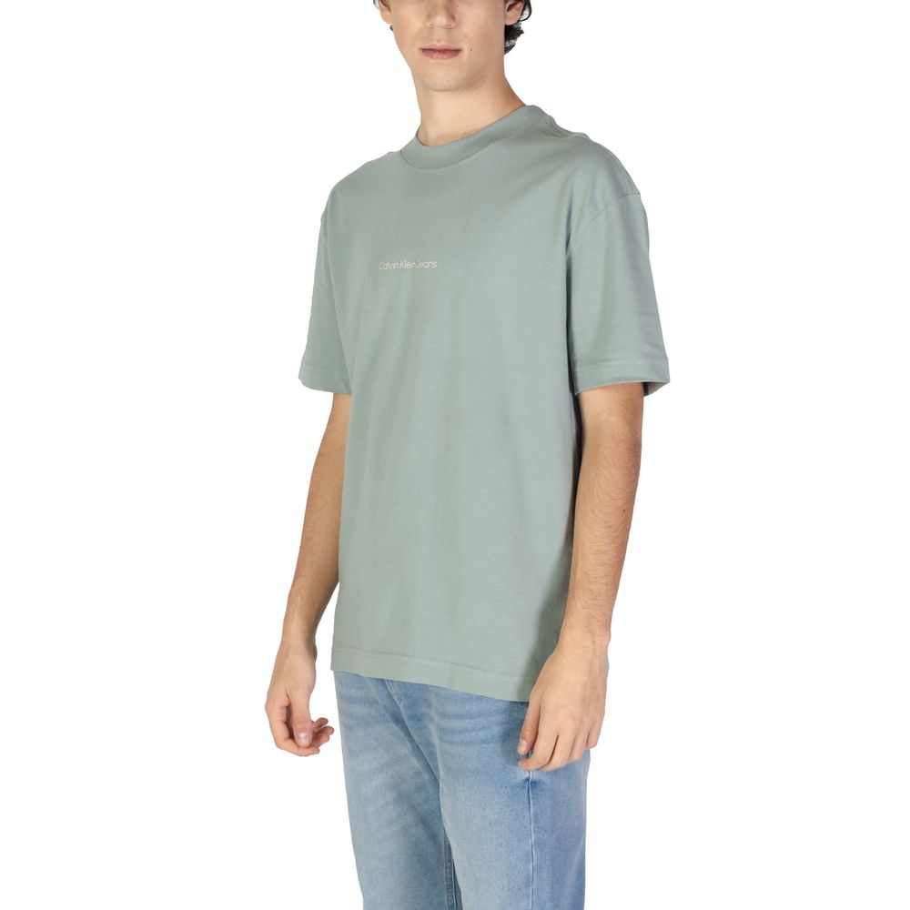 Calvin Klein Jeans Green Cotton T-Shirt - IT54 | XXL