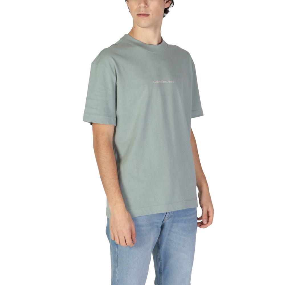 Calvin Klein Jeans Green Cotton T-Shirt - IT54 | XXL