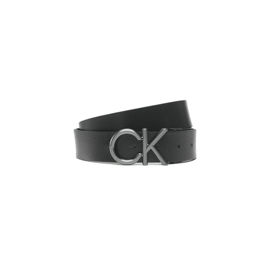 Calvin Klein Black Leather Belt - 105 cm / 42 Inches