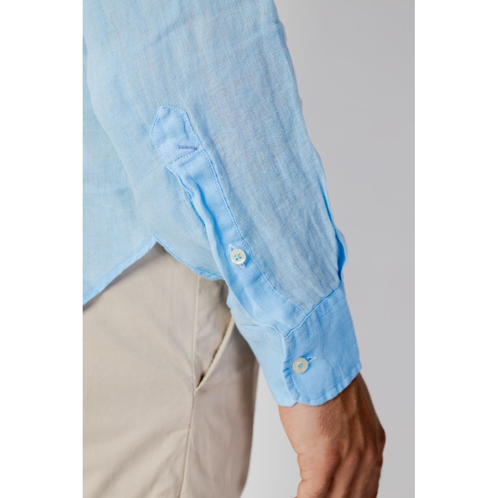 U.S. POLO ASSN. Blue Linen Shirt - IT46 | M