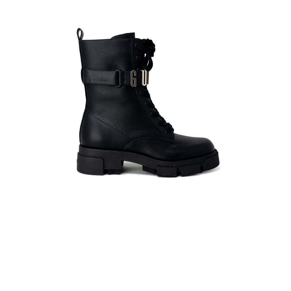 Guess Black Synthetic Leather Boot - EU40/US10