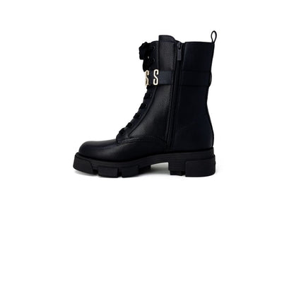 Guess Black Synthetic Leather Boot - EU40/US10