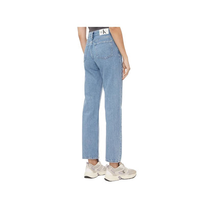 Calvin Klein Jeans Light Blue Cotton Jeans & Pant