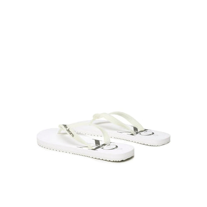 Calvin Klein Jeans White Polyethylene Sandal - EU40/US7