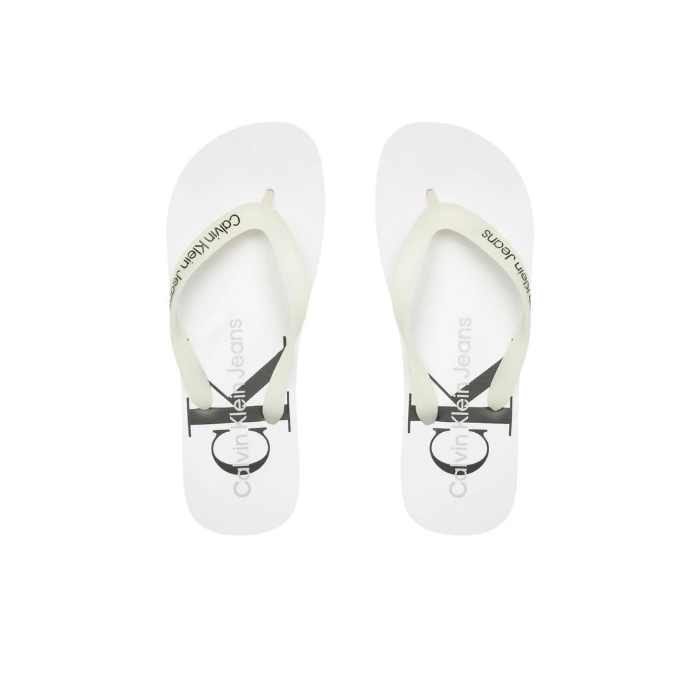 Calvin Klein Jeans White Polyethylene Sandal - EU40/US7