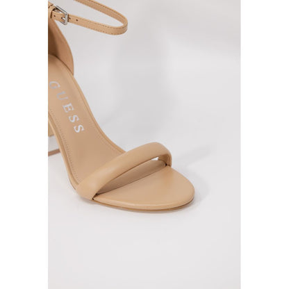 Guess Beige Leather Sandal - EU40/US10