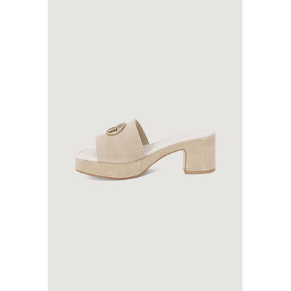 Guess Beige Suede Sandal - EU35/US5