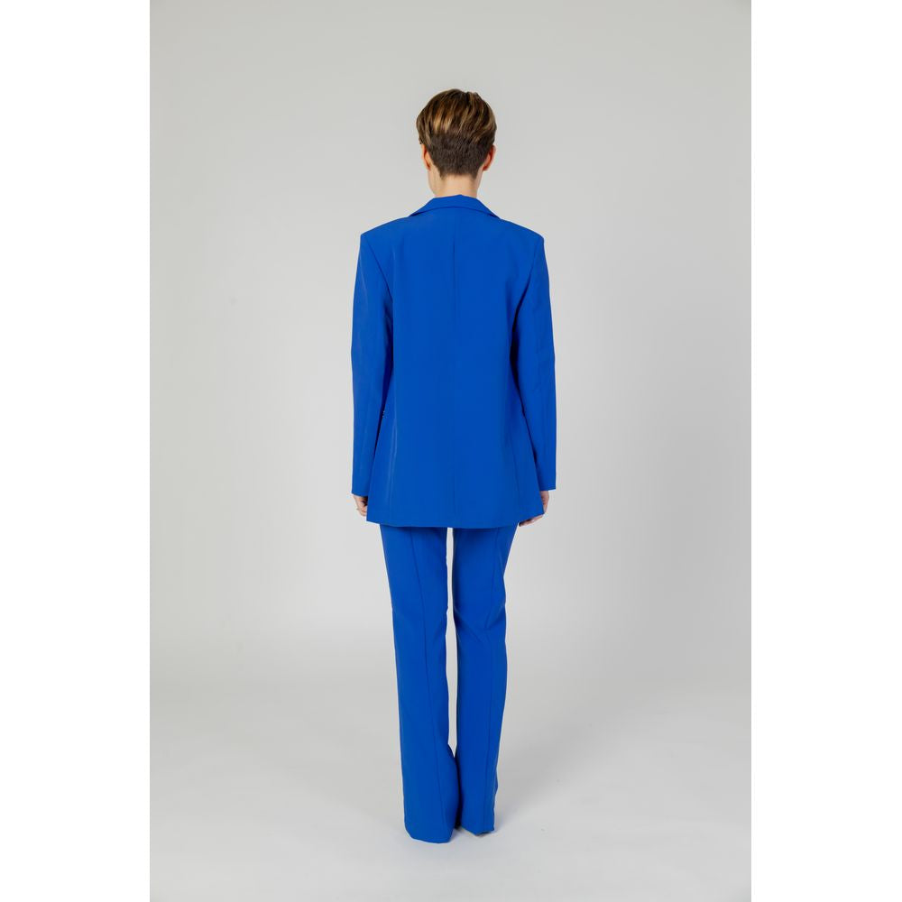 Only Blue Polyester Polyester Suits & Blazer