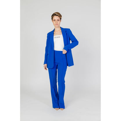 Only Blue Polyester Polyester Suits & Blazer