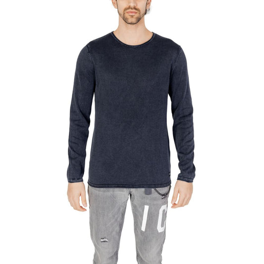 Jack Jones Blue Cotton T-Shirt - IT44 | S