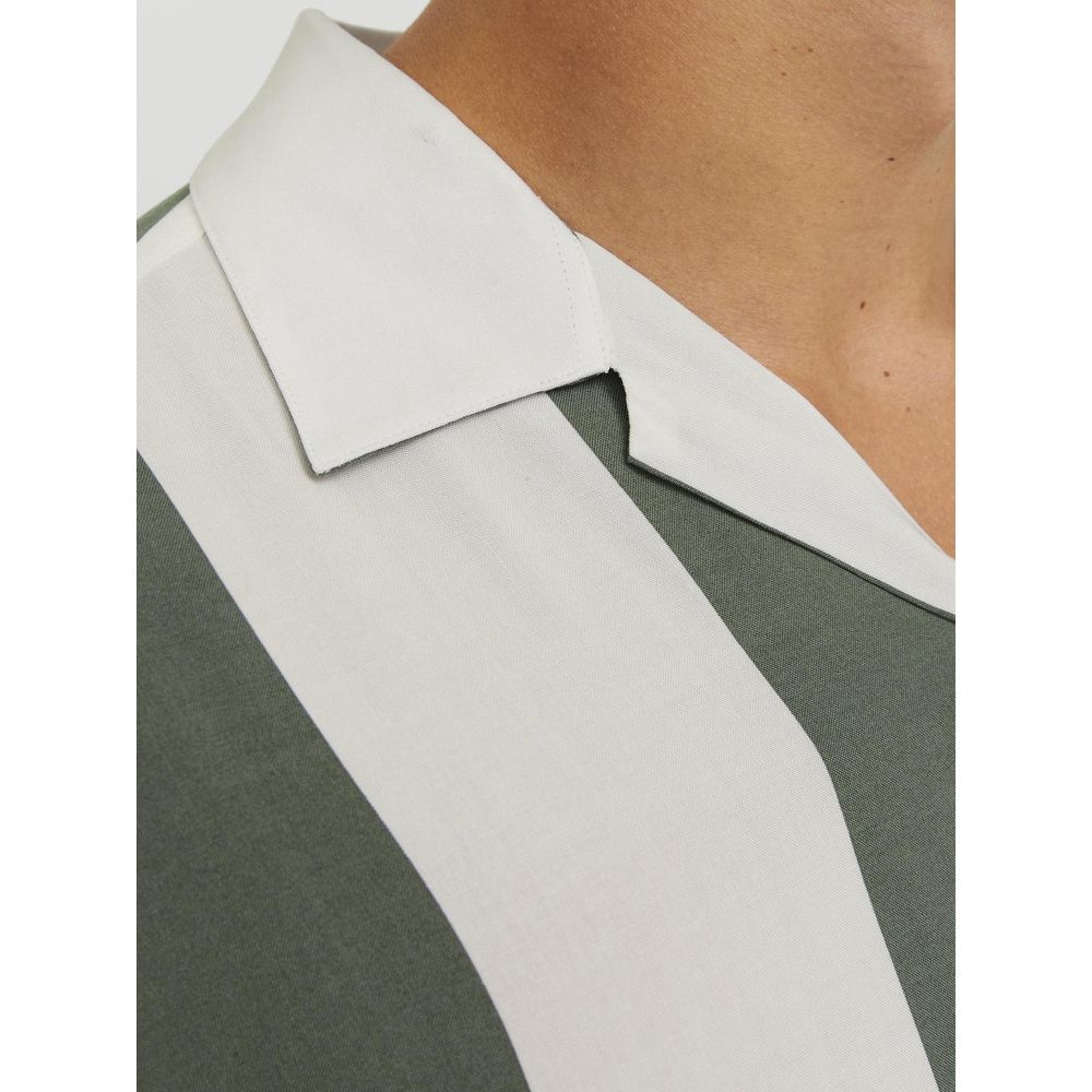 Jack Jones Green Viscose Shirt - IT44 | S