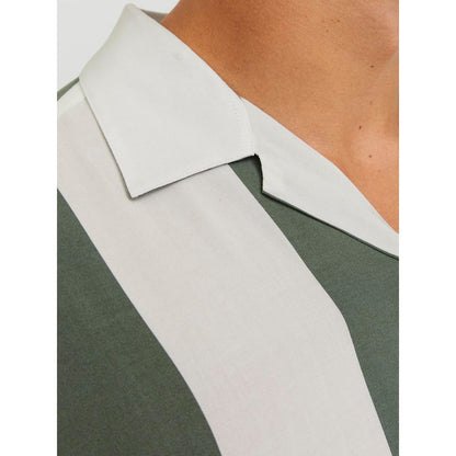 Jack Jones Green Viscose Shirt - IT44 | S