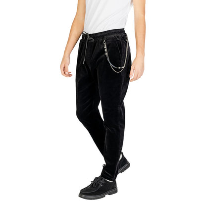 Gianni Lupo Black Cotton Jeans & Pant - IT50 | L