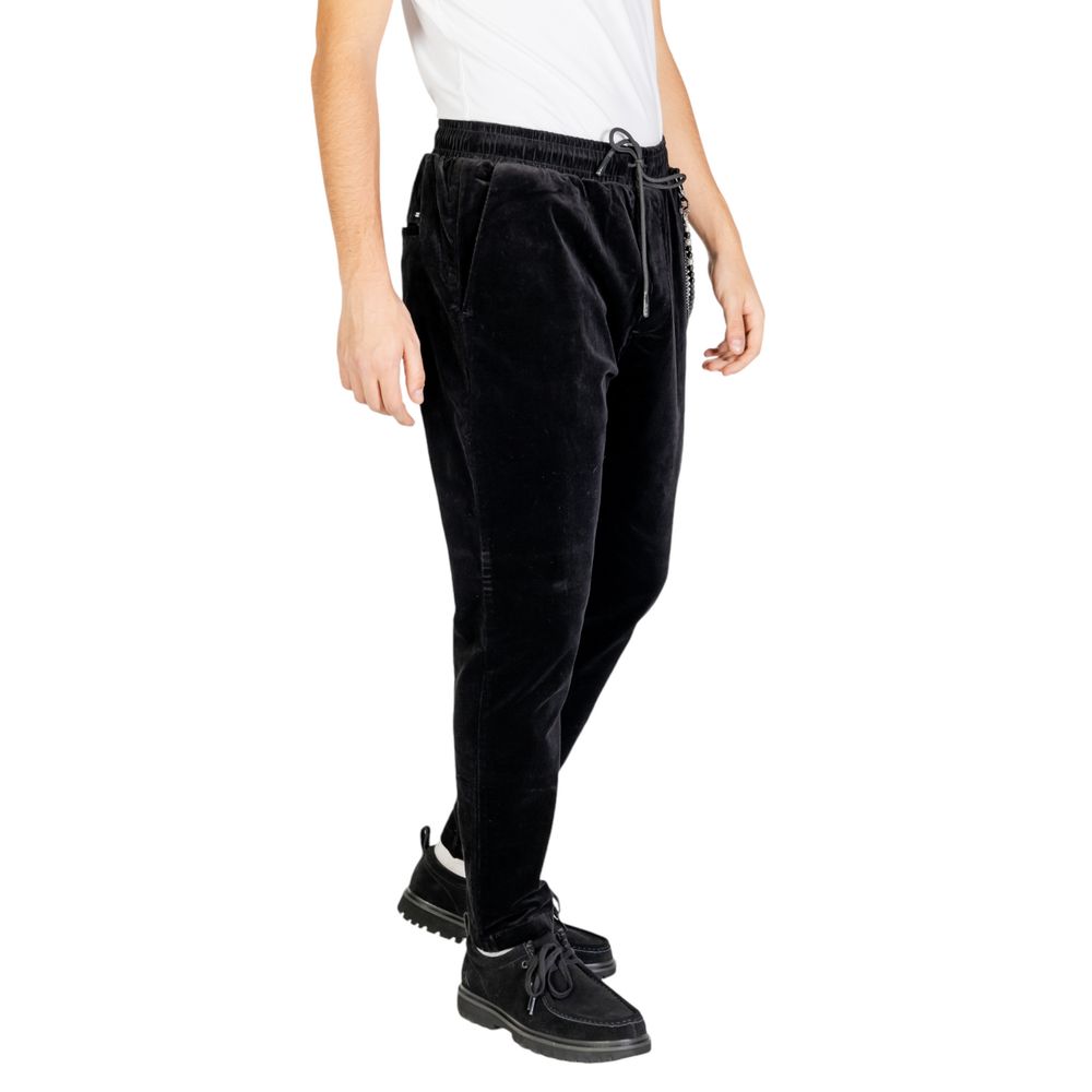 Gianni Lupo Black Cotton Jeans & Pant - IT50 | L