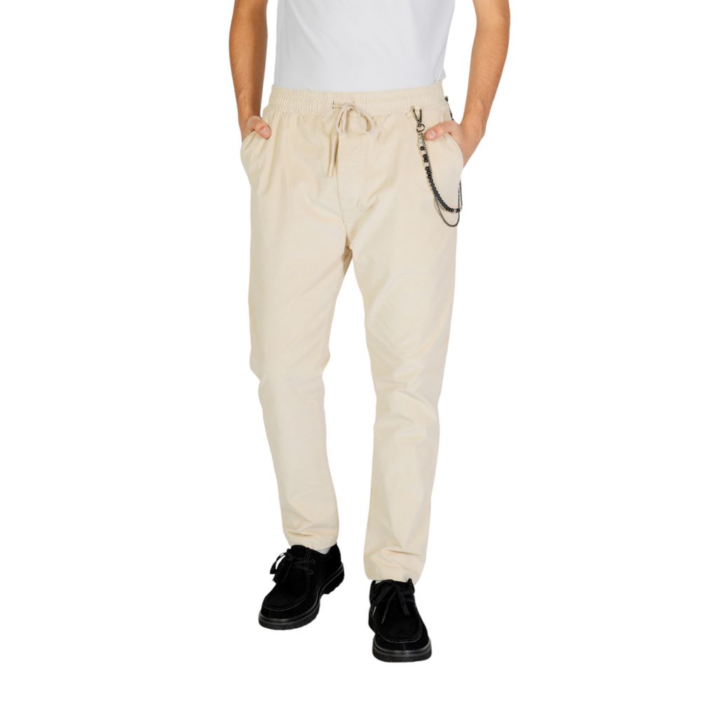 Gianni Lupo Cream Cotton Jeans & Pant - IT50 | L