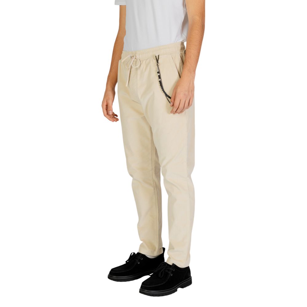 Gianni Lupo Cream Cotton Jeans & Pant - IT50 | L