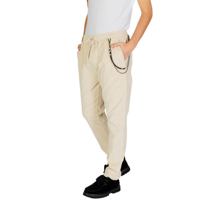 Gianni Lupo Cream Cotton Jeans & Pant - IT50 | L