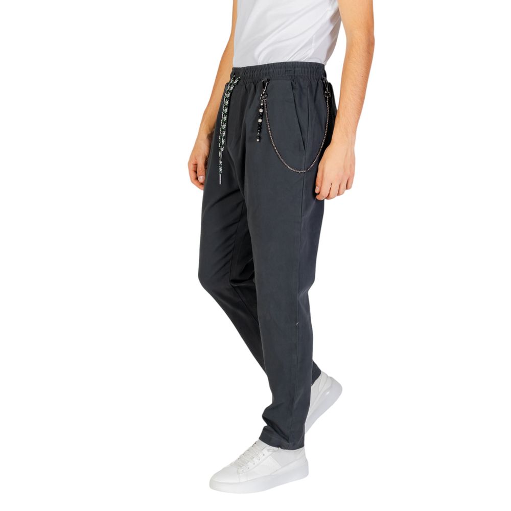 Gianni Lupo Gray Cotton Jeans & Pant - IT48 | M