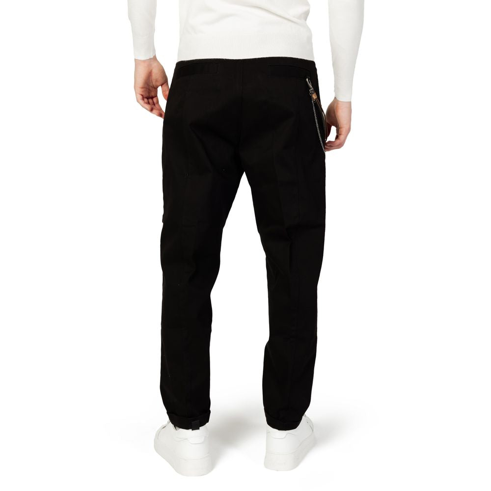 Gianni Lupo Black Cotton Jeans & Pant - IT50 | L