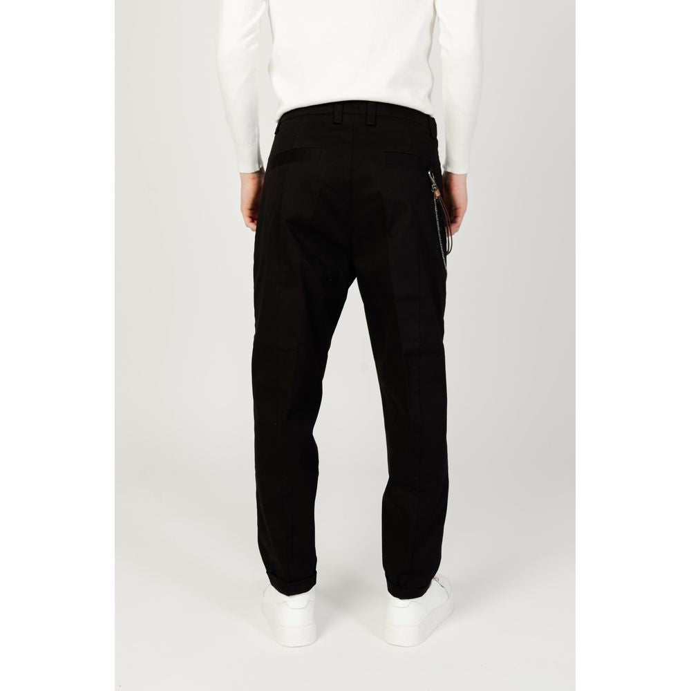 Gianni Lupo Black Cotton Jeans & Pant - IT50 | L