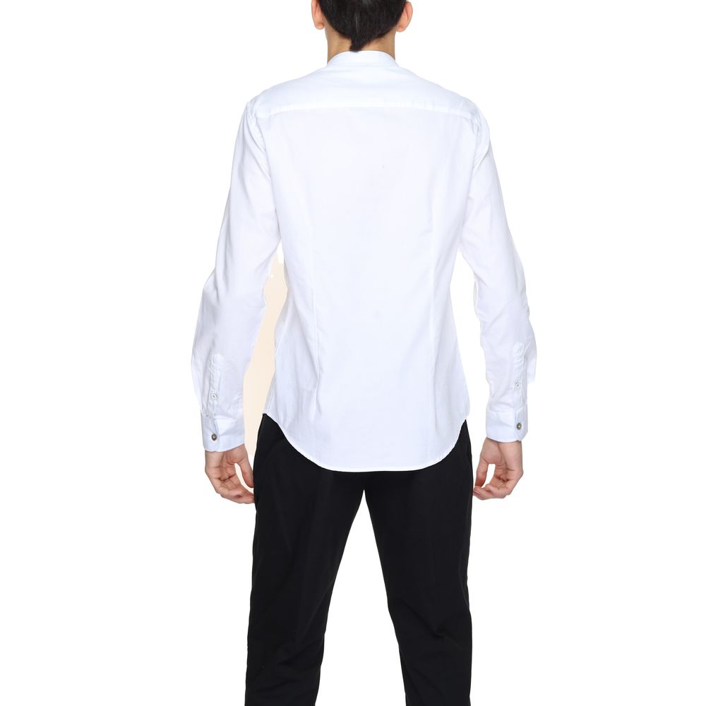 Gianni Lupo White Cotton Shirt - IT44 | S