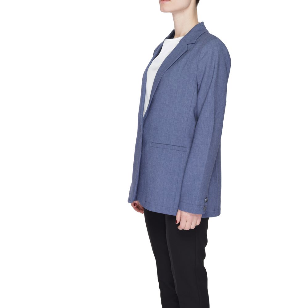 Street One Blue Polyester Suits & Blazer - 46