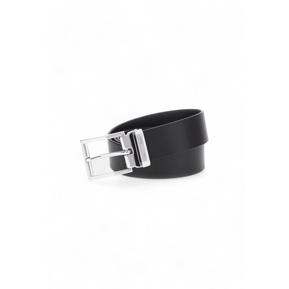 Guess Black Leather Belt - M