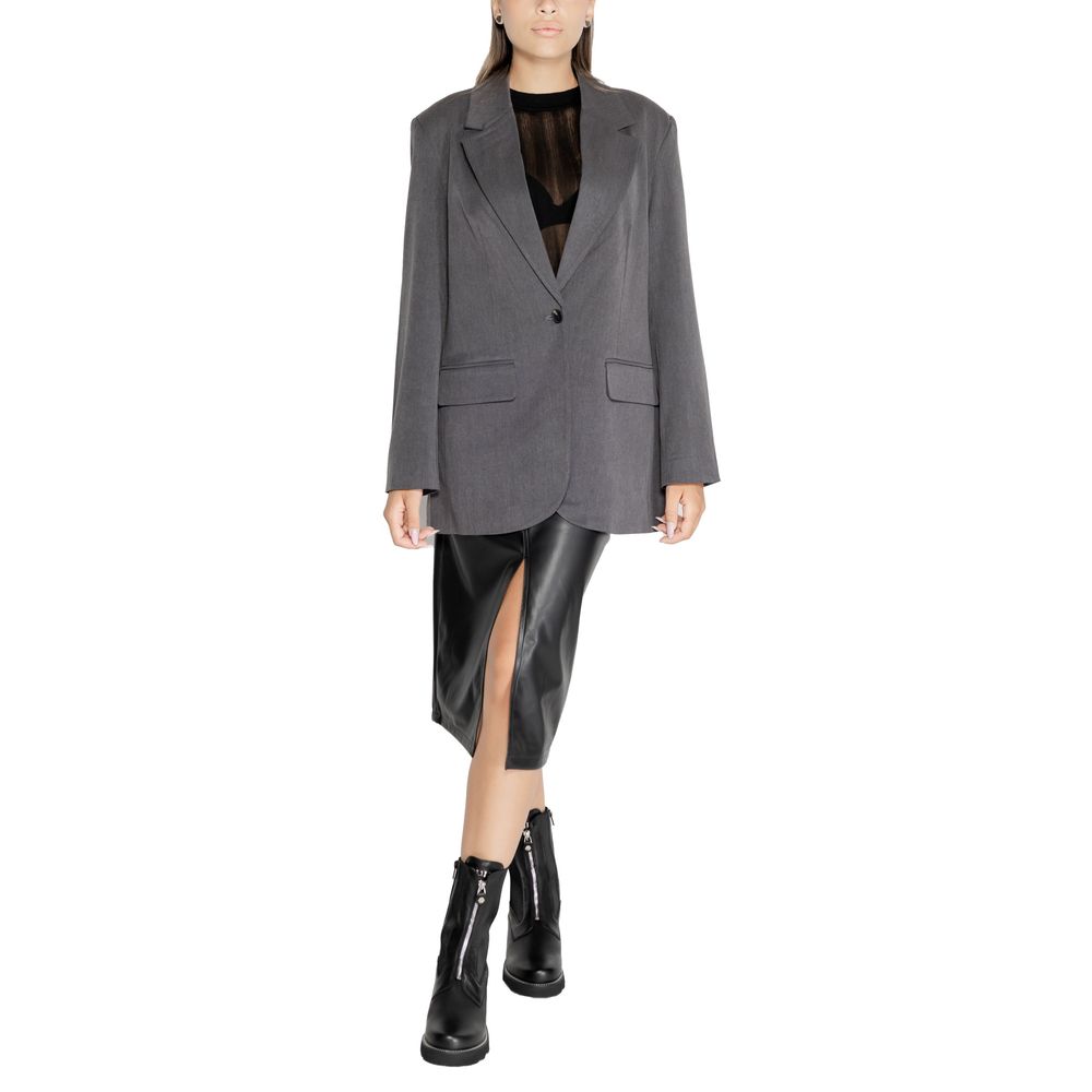 Only Gray Recycled Polyester Suits & Blazer - IT38|XS