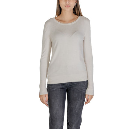 Street One Cream Viscose Tops & T-Shirt - IT38|XS