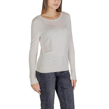 Street One Cream Viscose Tops & T-Shirt - IT38|XS