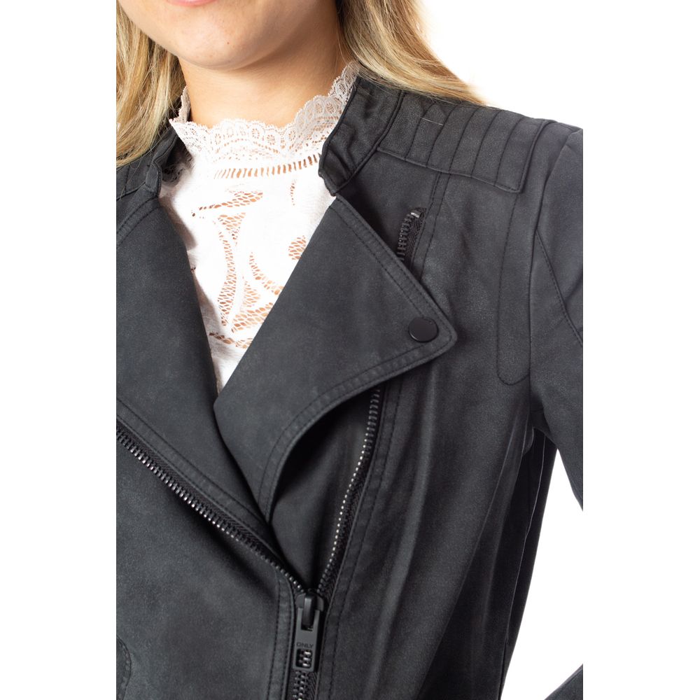 Only Black Polyethylene Jackets & Coat - 34 | XXS