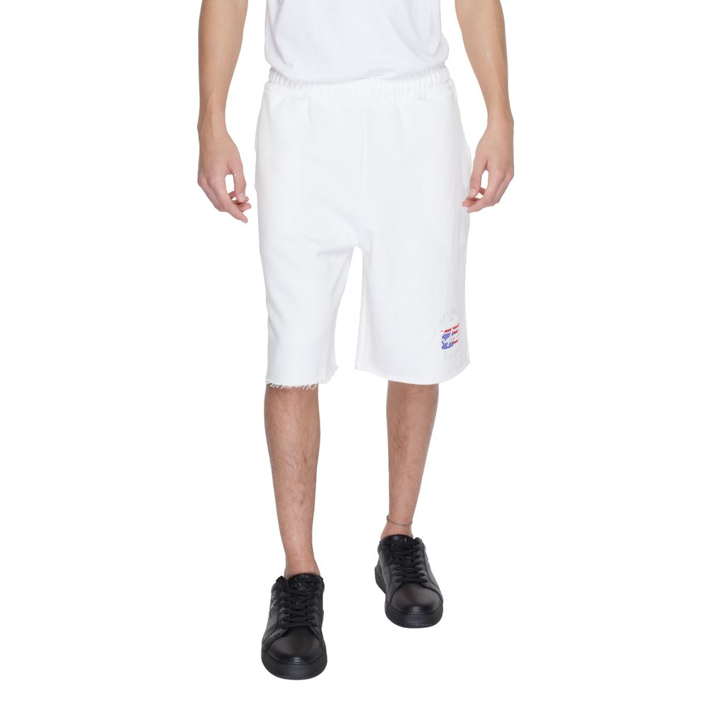 Underclub White Cotton Short