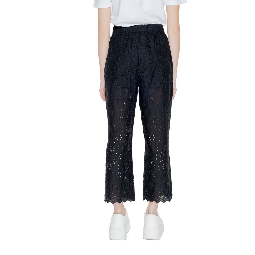 Morgan De Toi Black Viscose Jeans & Pant - IT36|XXS