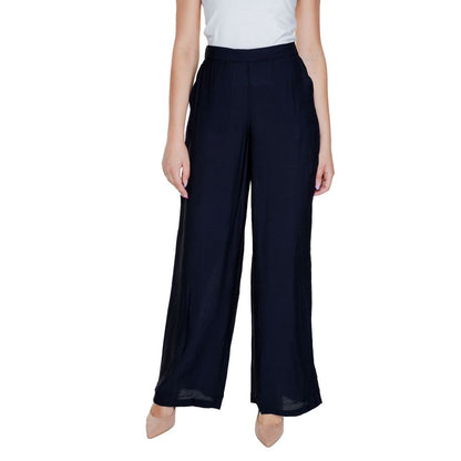 Vero Moda Black Viscose Jeans & Pant