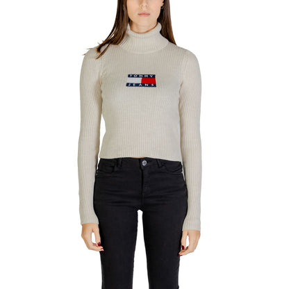 Tommy Hilfiger Jeans Beige Recycled Polyester Sweater - XL