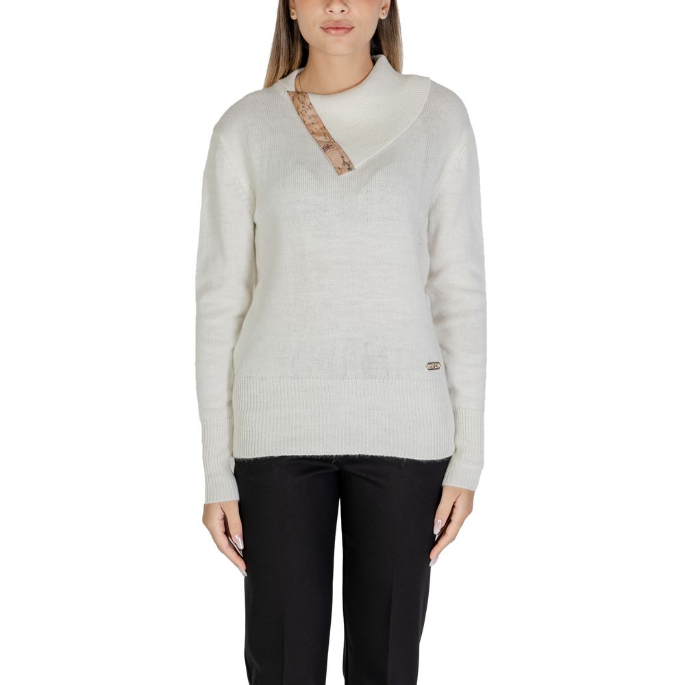 Alviero Martini Prima Classe White Viscose Sweater - IT40|S