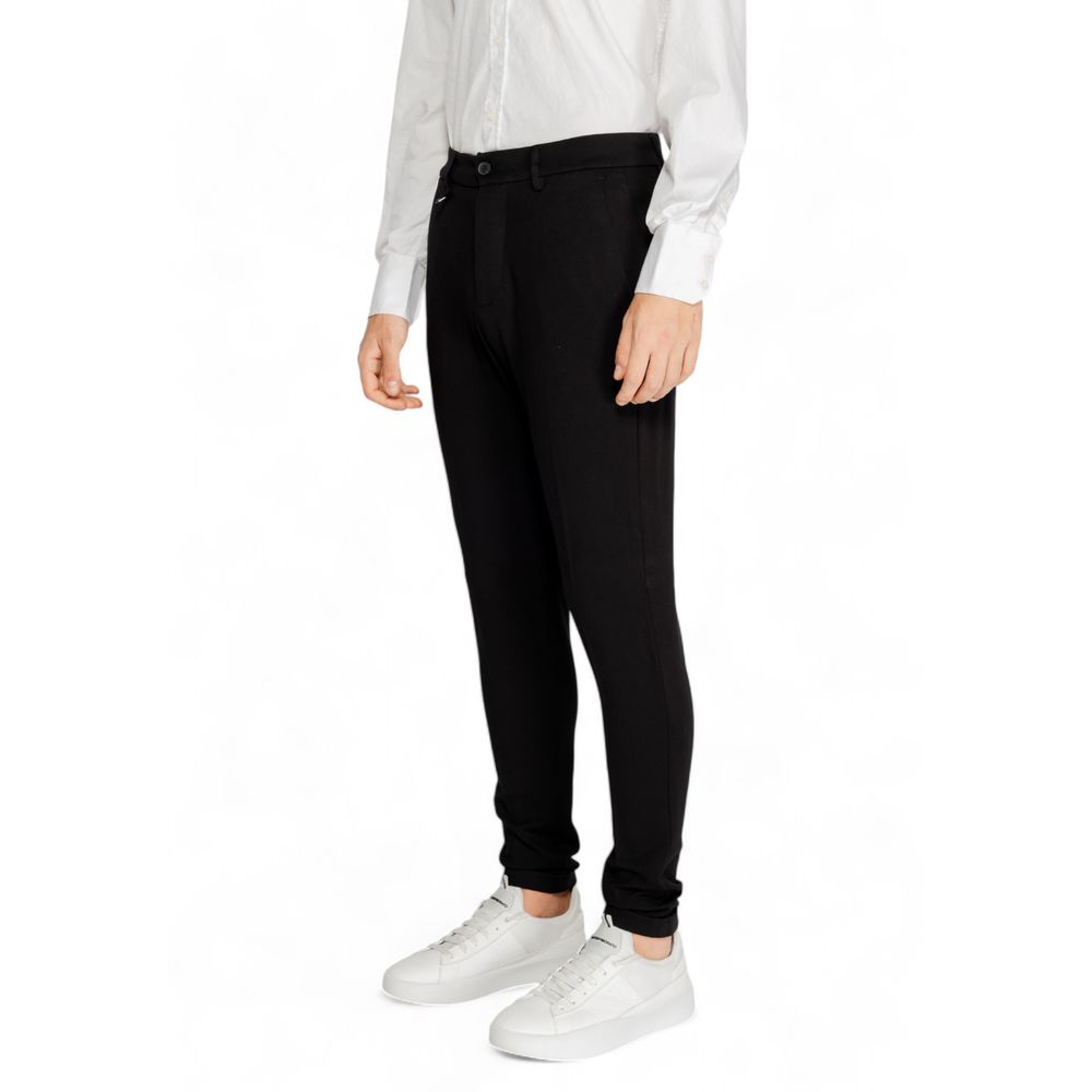 Antony Morato Black Viscose Jeans & Pant - IT54 | XXL