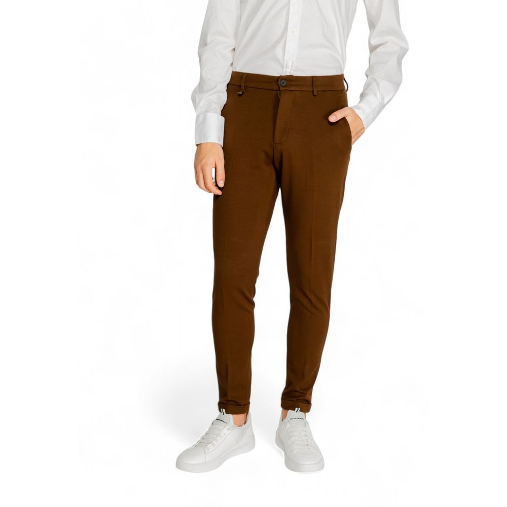 Antony Morato Brown Viscose Jeans & Pant - IT46 | S