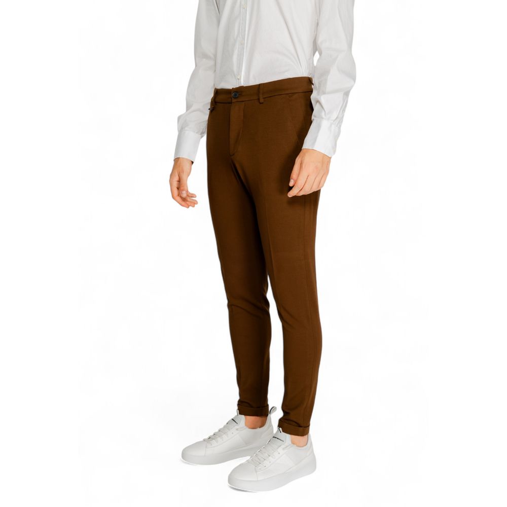 Antony Morato Brown Viscose Jeans & Pant - IT46 | S