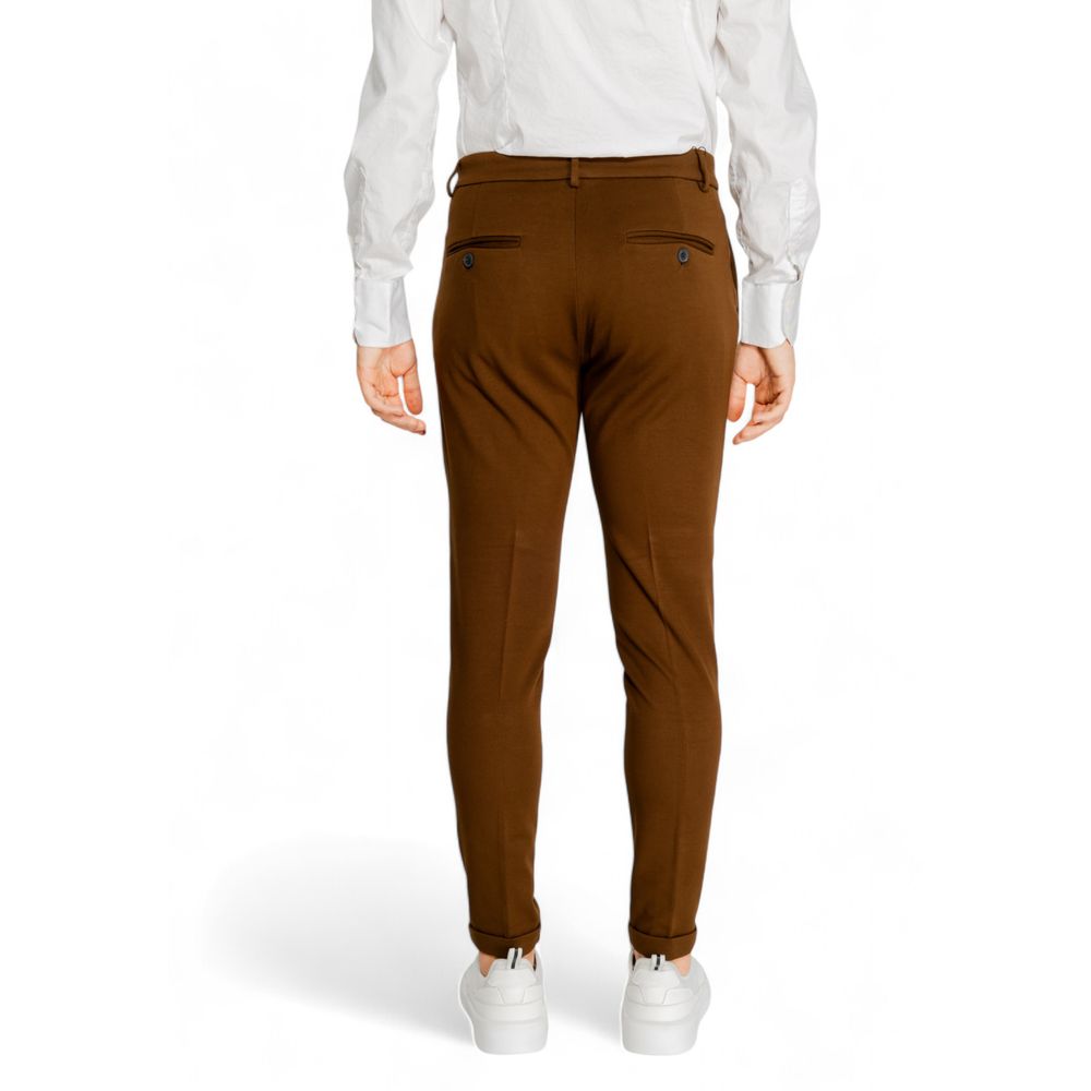 Antony Morato Brown Viscose Jeans & Pant - IT46 | S