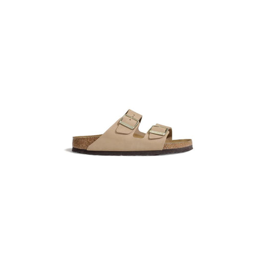 Birkenstock Beige Leather Leather Sandal