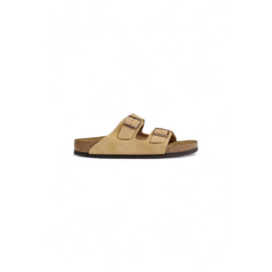 Birkenstock Beige Suede Leather Sandal