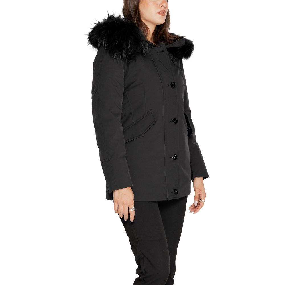 Blauer Black Polyester Jackets & Coat