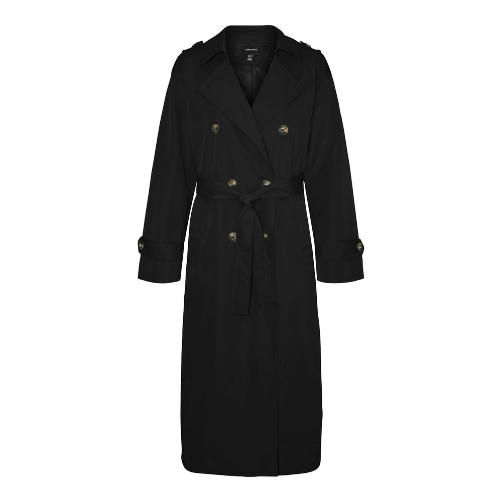 Vero Moda Black Polyester Jackets & Coat - IT40|S