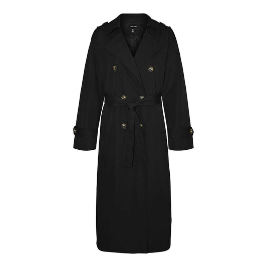 Vero Moda Black Polyester Jackets & Coat - IT40|S